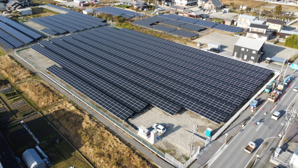 ハヤシ日夏町メガソーラー発電所(自社発電所)