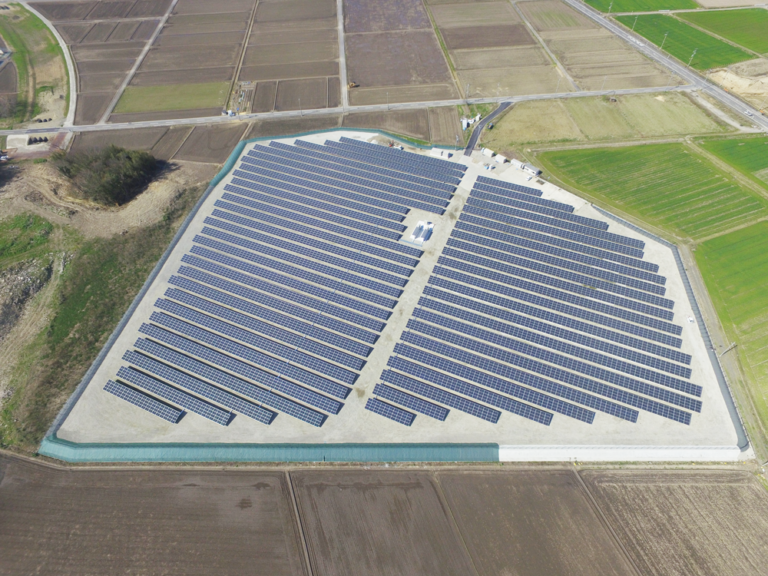 ハヤシ西生来メガソーラー発電所（自社発電所）