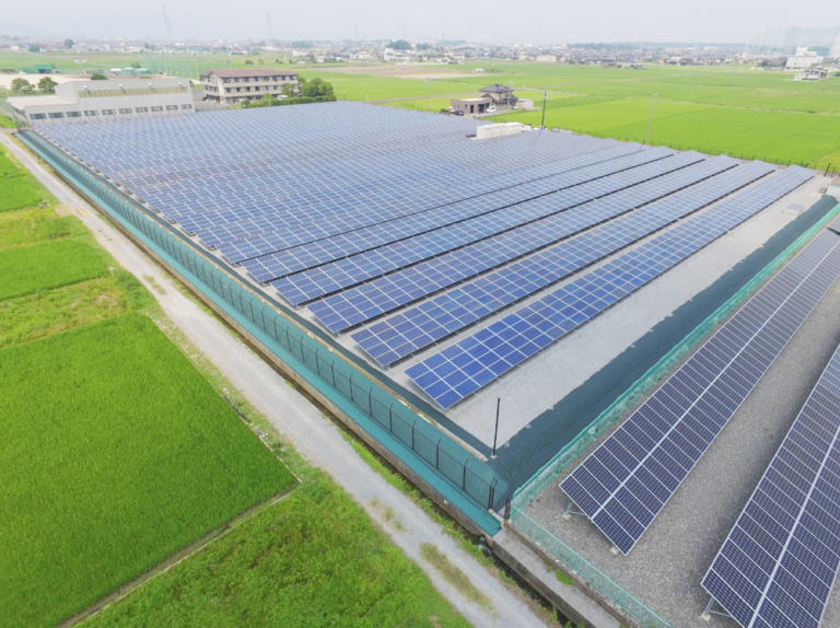 大垣管材神戸町メガソーラー発電所（自社発電所）
